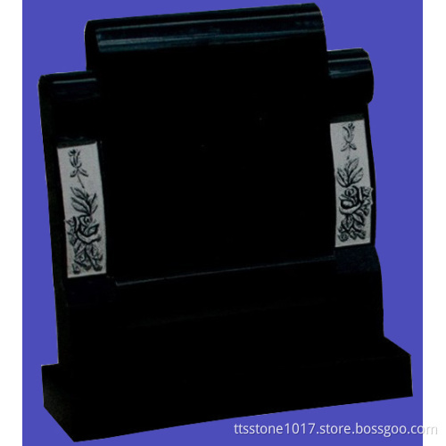 sell China black grantie grave monument